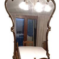 Specchio Vintage con Cornice in Ottone