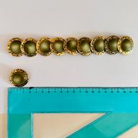 Bottone vintage in metallo