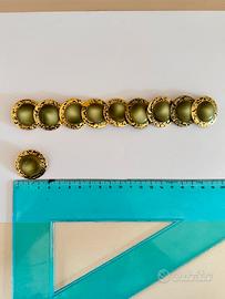 Bottone vintage in metallo