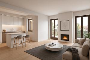 Trilocale pari al nuovo in contesto residenziale