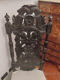 sedia neo rinascimentale