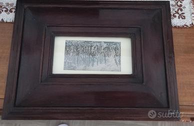 Quadro incisione antica  Il Trionfo di Bacco
