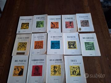 Lotto di n. 14 Libretti d'Opera lirica Ricordi