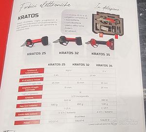 FORBICE POTATURA BATTERIA IBEA