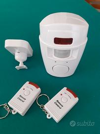 Allarme con sensore di movimento e sirena