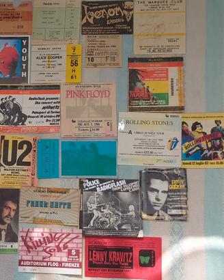 Biglietti Concerti Da Collezione U2 PinkF Zappa