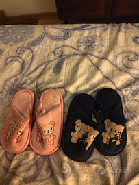 Ciabatte da bambino/a n 18/19 ancora nuove