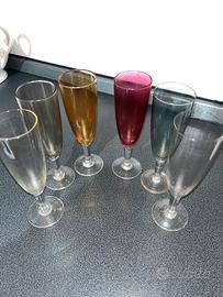 Calici/flute colorati