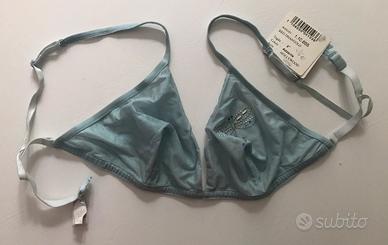 Reggiseno a triangolo azzurro