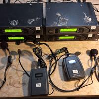 Set di 4 radiomicrofono archetto Proel RMW10