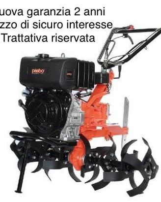 Motozappa Pasbo G94 Diesel Lombardini 10 cv