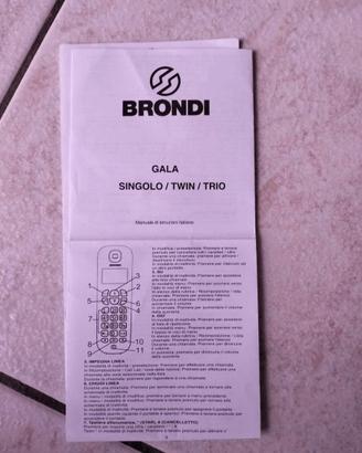 Telefono Brondi Gala Twin Cordless 