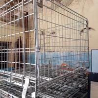 Cestoni in acciaio di rete metallica