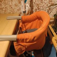 Seggiolino tavolo Inglesina Fast arancione 