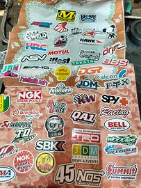 Lotto 50 adesivi stickers 