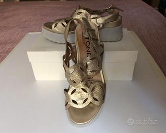 Sandali Stonefly, Italia.Altezza zeppa: 6 cm.Тg.35