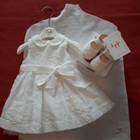 Abito e scarpine bimba (il gufo)