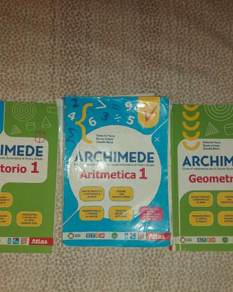 Archimede 1 libri di matematica e geometria 