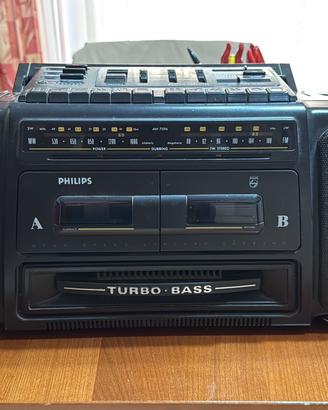 Boombox Vintage Philips TURBO BASS AW 7794