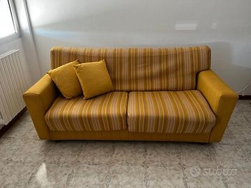 Divano 3 posti con letto estraibile