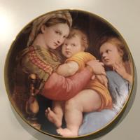 Piatto Limoges vintage con decoro in oro 22k