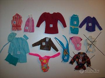 Abiti barbie anni 70-80 non completi