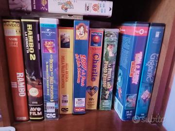 Video cassette VHS originali anni 90,