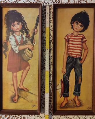 Quadretti Idylle Falconi vintage arredamento