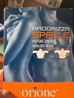 TUTORE RADDRIZZA SPALLE MAI USATO, L ed XL