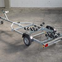 Carrello porta imbarcazioni 750Kg Non Frenato
