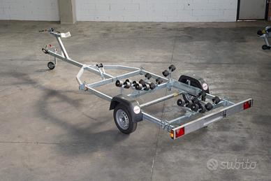 Carrello porta imbarcazioni 750Kg Non Frenato