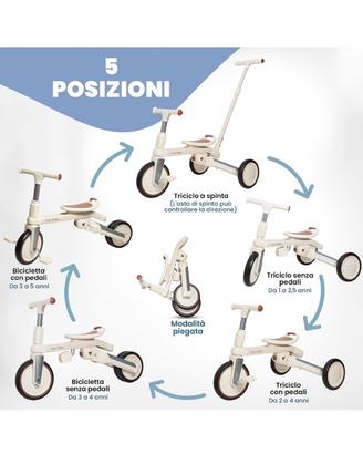 Triciclo evolutivo pieghievole nuvo