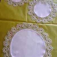 Centro chiacchierino con lino