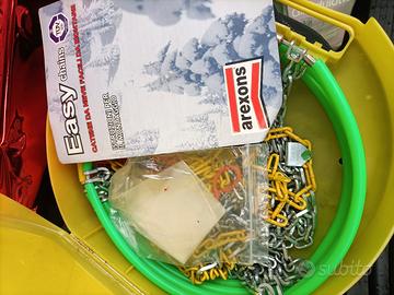 catene neve nuove. pagate € 65 .