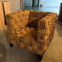 Poltrona rattan artigianale