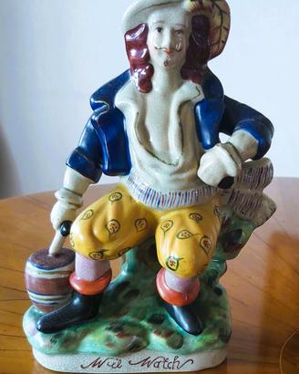 Antica statuetta Will Watch Vittoriana