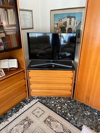 Cassettiera coordinata alla vetrinetta componibile