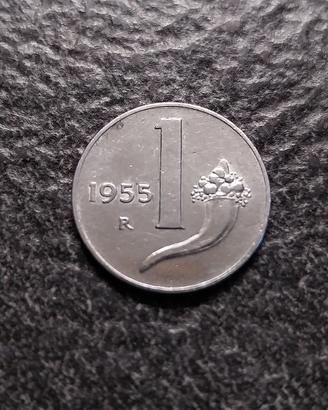 1 Lira 1955 Cornucopia Italia
