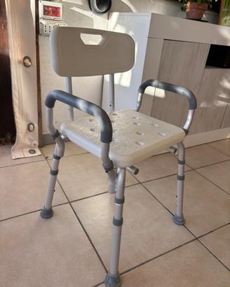 Sedia da doccia per anziani/disabili