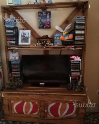 Porta tv etnico - porta abiti pallet