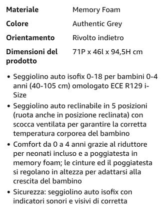 seggiolino auto Maxi cosi gruppo  0/1