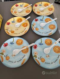 Set piattini con cucchiaino Mulino Bianco thun