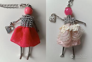 Collane con ciondolo bambolina tipo "Gisel"