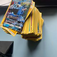 300 carte da gioco pokemon comuni + wishiwashi gx