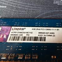 RAM DDR3 Kingston 4gb 