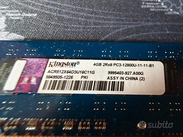 RAM DDR3 Kingston 4gb 