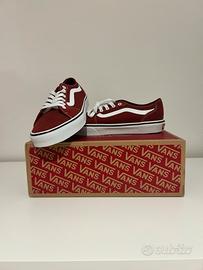 Vans Old Skool - Bordeaux/Bianco - Taglia 41 Nuove