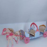 Carrozza estensibile vintage Barbie e le Principes