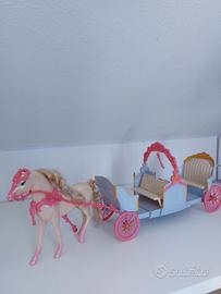 Carrozza estensibile vintage Barbie e le Principes