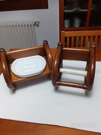 Accessori Bagno in Legno